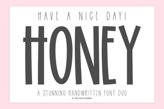 Free Download: Have a Nice Day Honey Font Style