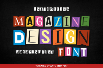 Creative Font Choices for Modern Magazine Design