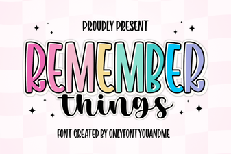 Remember Things Font: Creative Memory Aid Designs