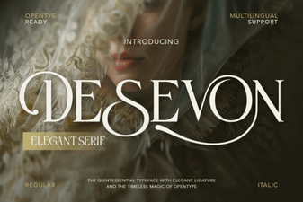 Desevon: a Bold Font for Creative Projects
